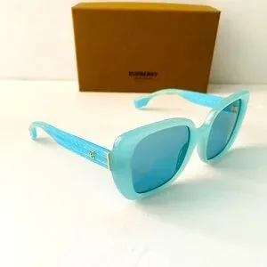 BURBERRY 
Helena Blue Square Ladies Sunglasses Burberry Helena Square-Frame Sunglasses In Blue - 16% Off  main image 2